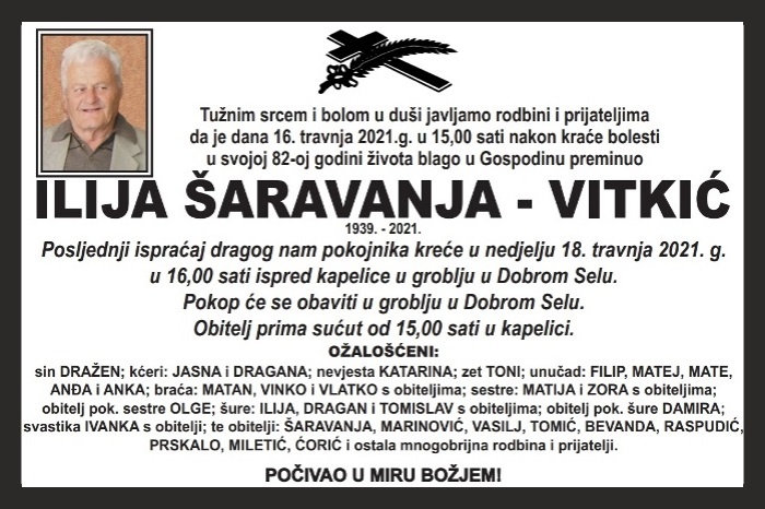 Ilija Šaravanja –  Vitkić