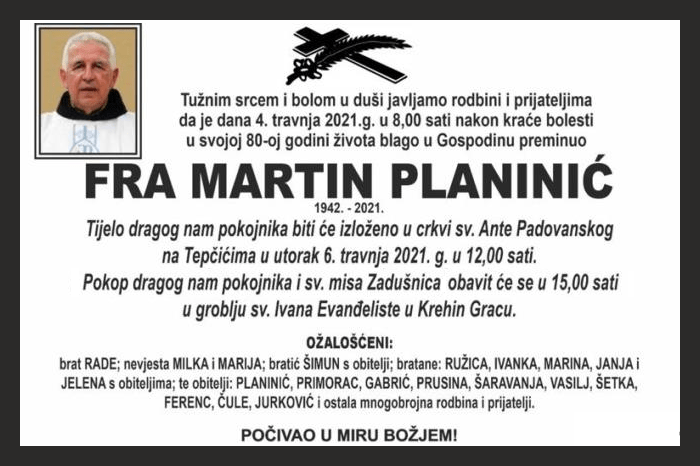 Fra Martin  Planinić