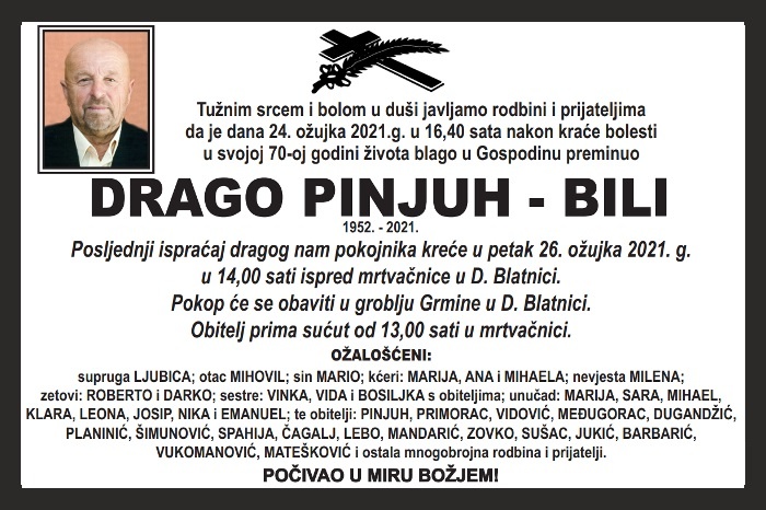 Drago Pinjuh –  Bili