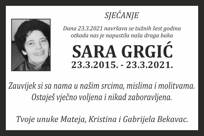 Sara  Grgić