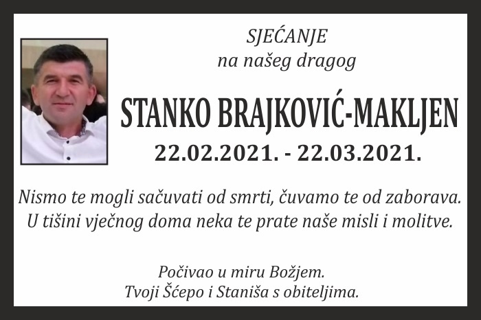 Stanko Brajković –  Makljen