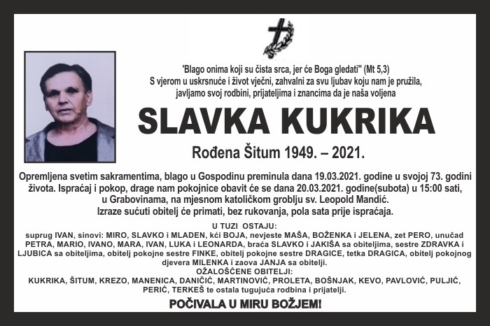 Slavka  Kukrika
