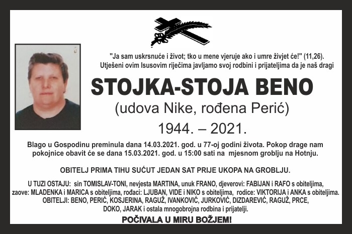 Stojka-Stoja  Beno