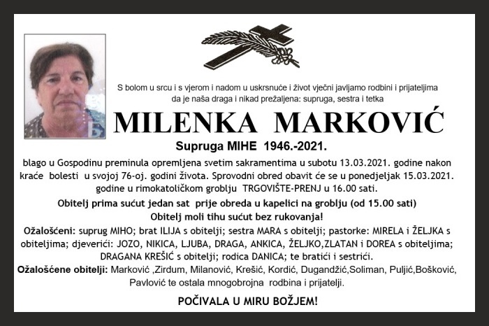 Milenka  Marković