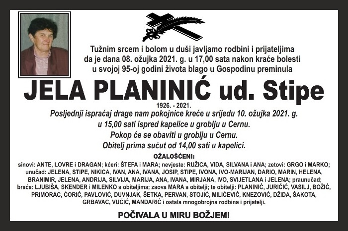 Jela  Planinić