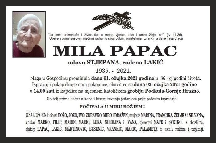 Mila  Papac
