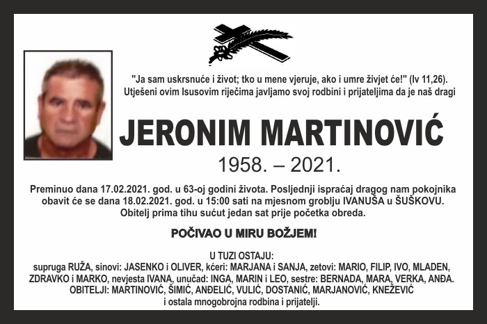 Jeronim  Martinović