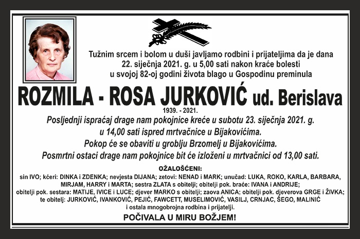 Rozmila – Rosa  Jurković
