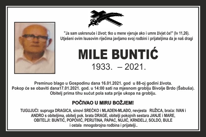 Mile  Buntić