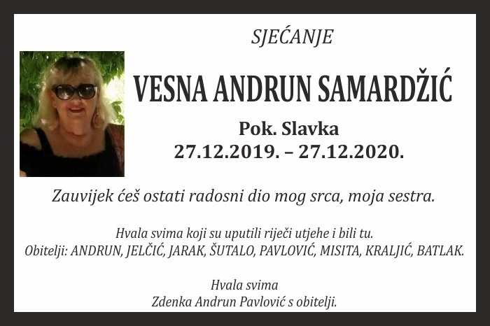 Vesna Andrun  Samardžić