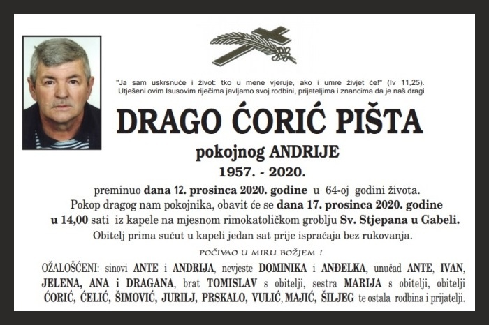 Drago Ćorić  Pišta