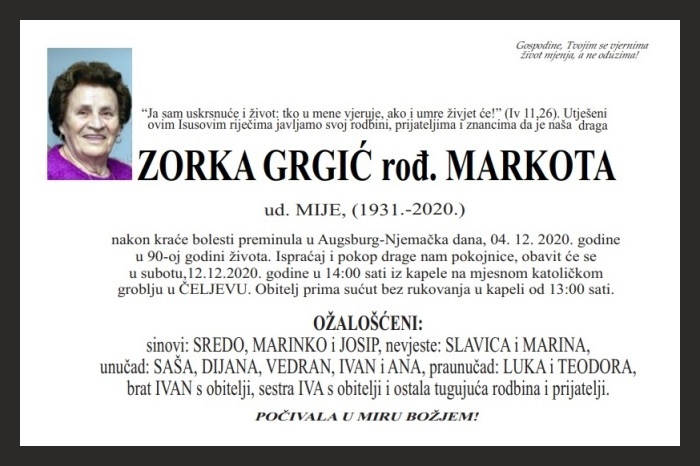 Zorka  Grgić