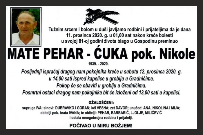 Mate Pehar –  Ćuka