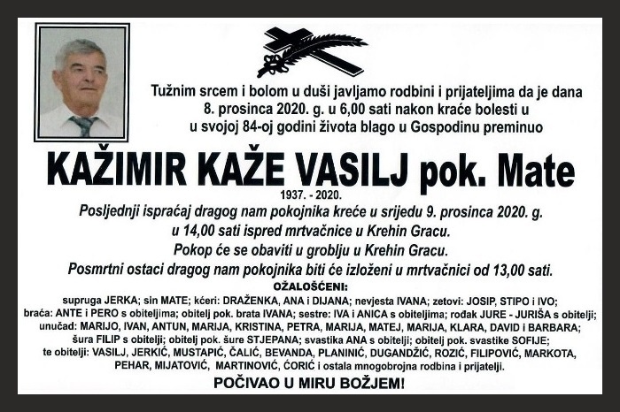 Kažimir Kaže  Vasilj