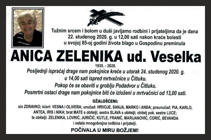 Anica  Zelenika