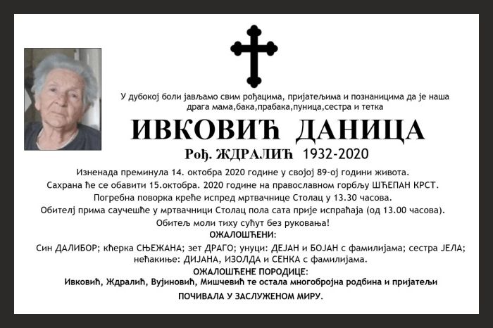Ивковић  Даница