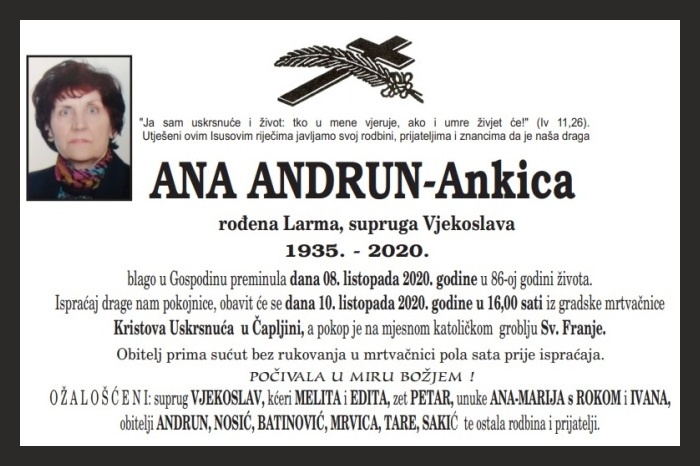 Ana Andrun –  Ankica
