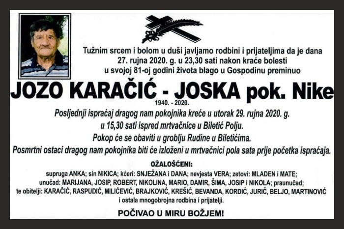 Jozo Karačić –  Joska