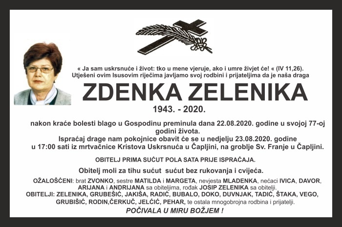 Zdenka  Zelenika