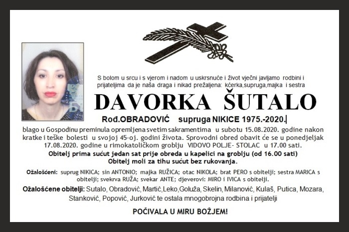 Davorka  Šutalo