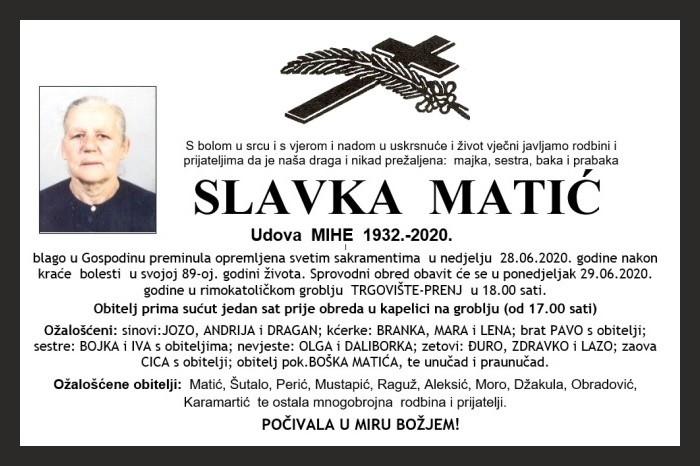 Slavka  Matić