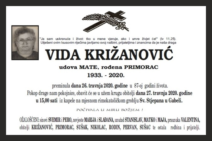 Vida  Križanović