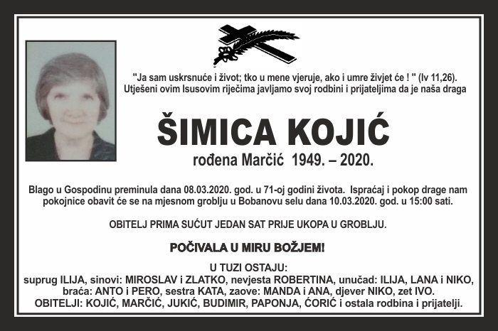 Šimica  Kojić