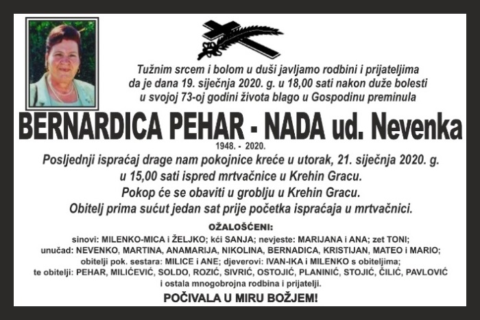 Bernardica Pehar –  Nada