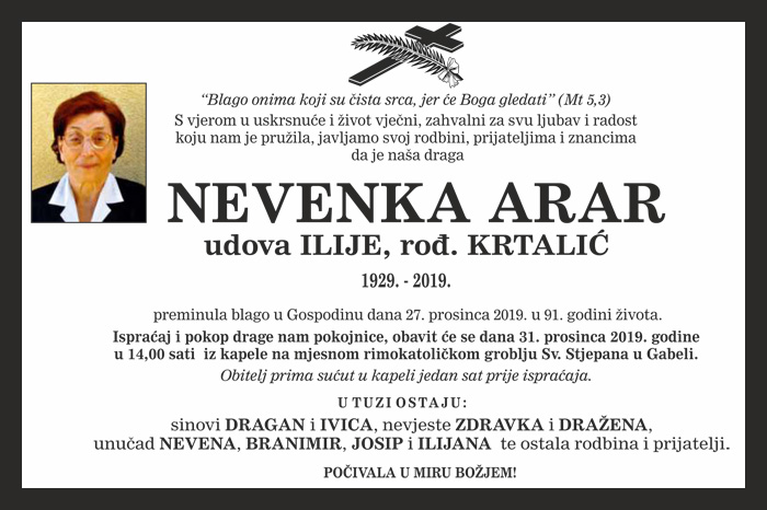 Nevenka  Arar