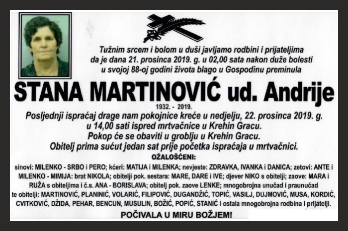 Stana  Martinović
