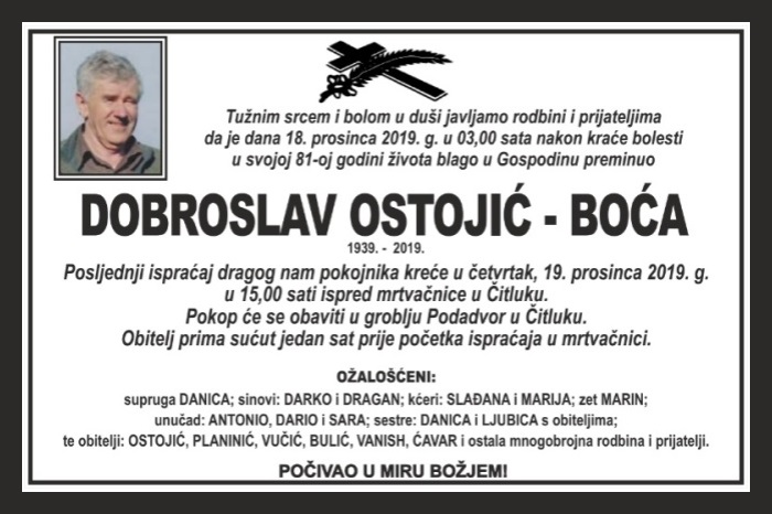 Dobroslav Ostojić –  Boća