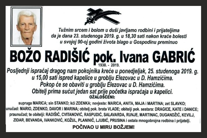 Božo Radišić  Gabrić