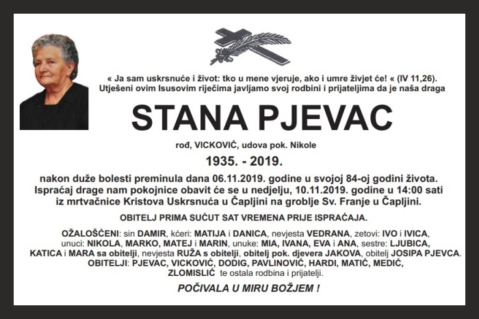 Stana  Pjevac