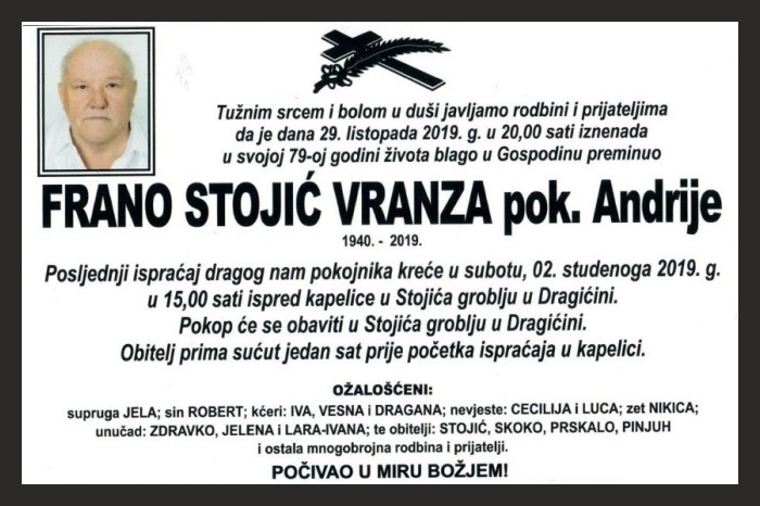 Frano Stojić  Vranza