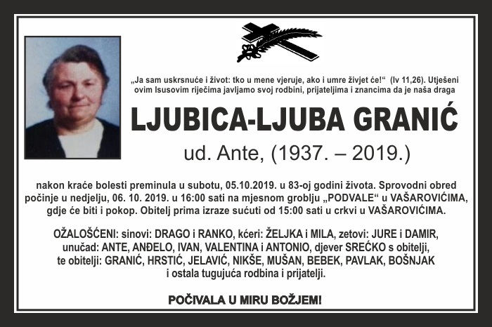 Ljubica-Ljuba  Granić