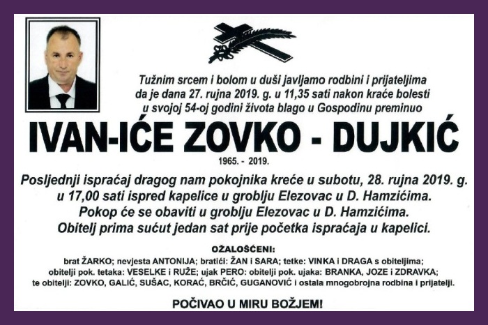 Ivan-Iće Zovko –  Dujkić