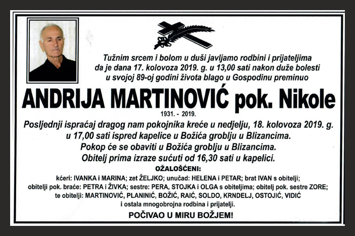 Andrija  Martinović