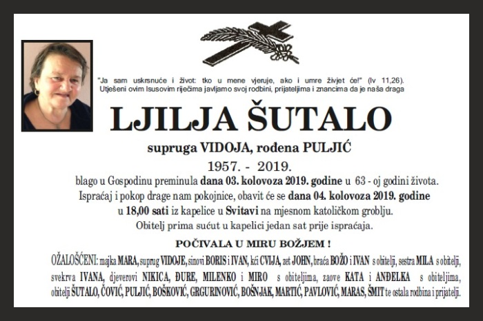 Ljilja  Šutalo