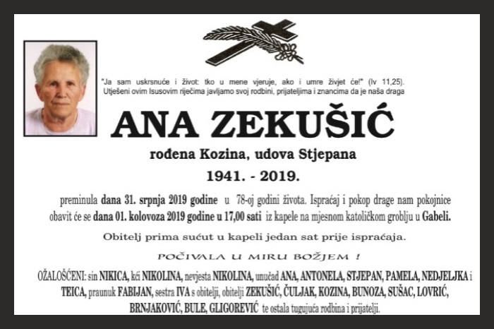 Ana  Zekušić