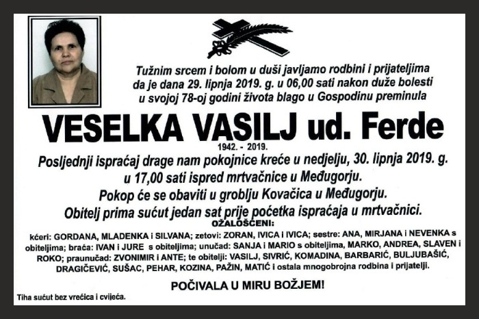 Veselka  Vasilj