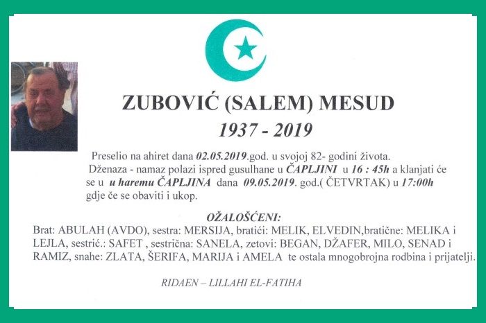 Zubović  Mesud