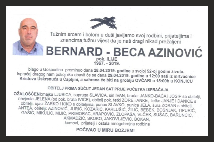 Bernard – Beca  Azinović