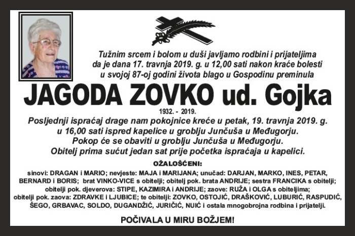 Jagoda  Zovko