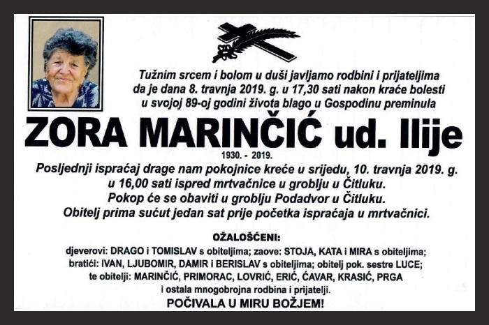 Zora  Marinčić