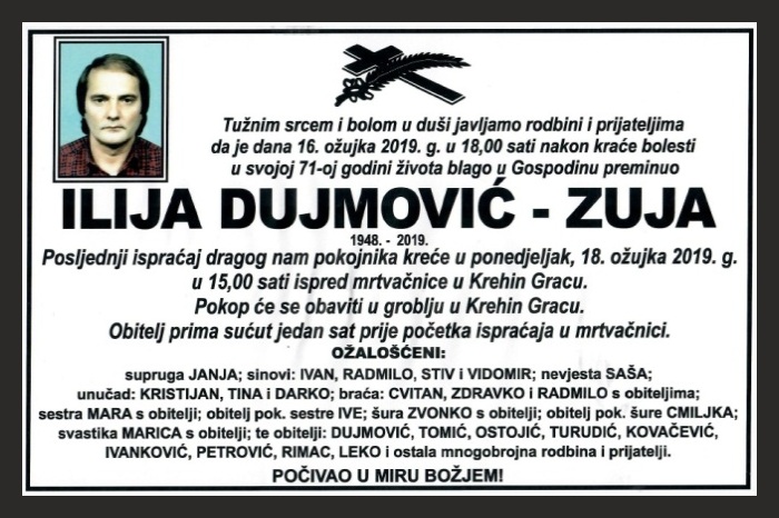 Ilija Dujmović –  Zuja