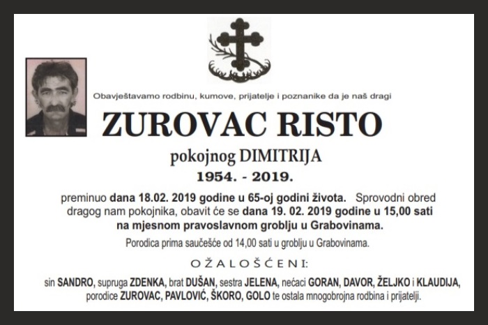 Zurovac  Risto