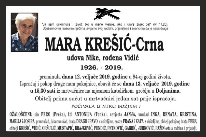 Mara Krešić –  Crna