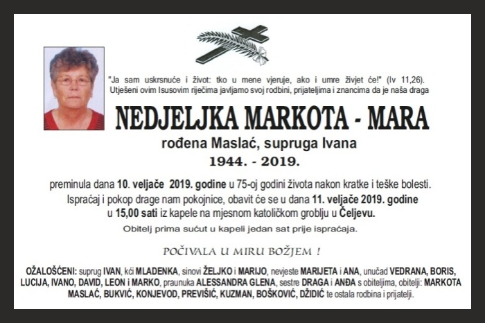 Nedjeljka Markota –  Mara
