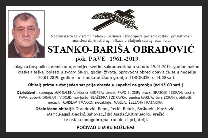 Stanko – Bariša  Obradović