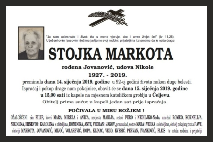 Stojka  Markota